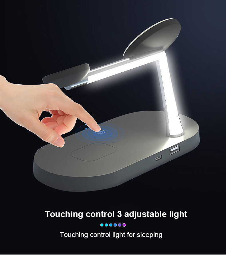 Multifunctional Five-In-One Magnetic Wireless Charging Watch Headset Desktop Mob