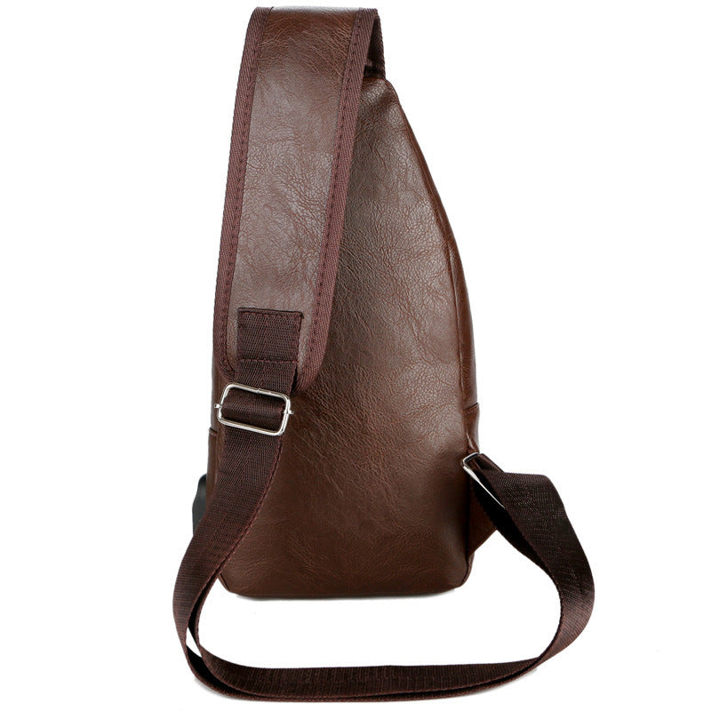 USB Portable Charging Chest Bag Messenger Bag product view