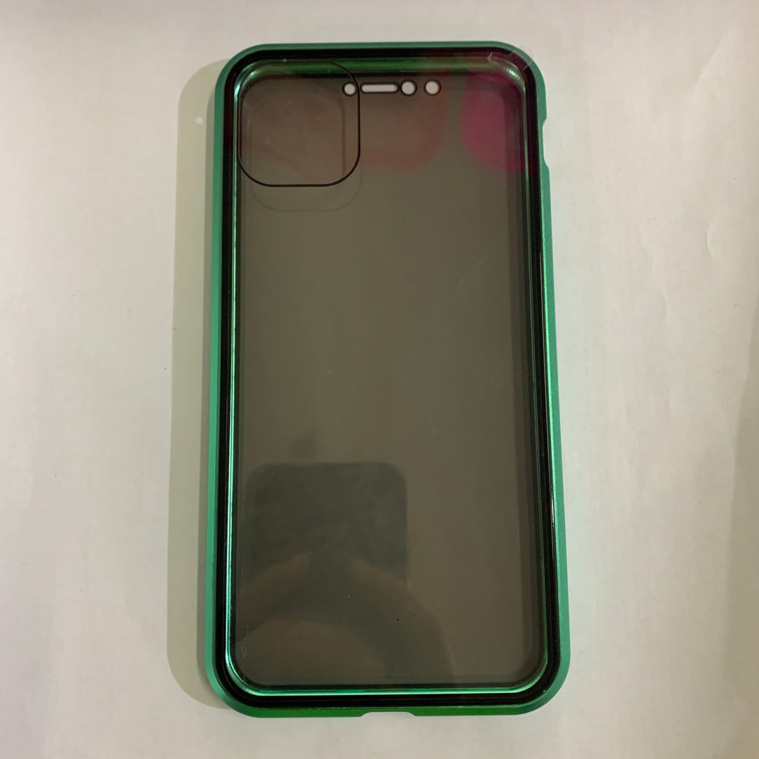 Phone Case Anti-peep Magnetic Protective Shell Magnetic Privacy Glass Case For P product view
